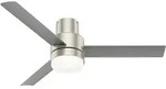 Deckenventilator Gilmour Nickel mit Licht