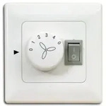 Wand-/Stufenschalter f&uuml;r Deckenventilator mit Licht