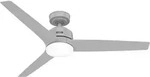 Deckenventilator Galvin Grau mit LED & Fernbedienung