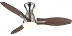 DC Deckenventilator Gale Nickel mit LED