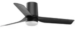 DC Deckenventilator Mini Punt Tub Schwarz mit LED