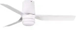 DC Deckenventilator Mini Punt Tub Wei&szlig; mit LED