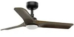 DC Deckenventilator Heywood S Schwarz mit LED & Fernbedienung