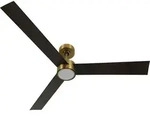 DC Deckenventilator Climate IV Messing mit LED