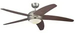 Deckenventilator Bendan Zinn mit Licht und Fernbedienung