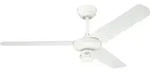 Deckenventilator Industrial 122 cm Wei&szlig; mit Zugkette