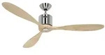 DC Deckenventilator Aeroplan Eco Chrom / Holz Natur