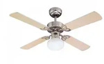 Westinghouse Deckenventilator Vegas Aluminium mit Licht