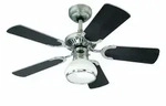 Deckenventilator Princess Radiance Zinn 90 cm mit Licht