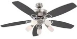 Deckenventilator Jerry 130 cm mit Licht und Zugketten