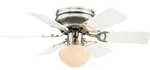 Deckenventilator Ugo 76 cm Wei&szlig; / Graphit mit Licht