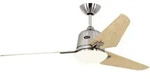 DC Deckenventilator Aviatos 132 Chrom-Ahorn mit Licht & Fernbedienung