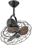 Deckenventilator Keiki Braun 43 cm mit Wandschalter