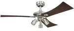 Deckenventilator Audubon 122 cm mit Licht und Zugketten