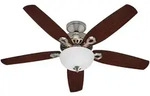 Deckenventilator Builder Deluxe Nickel mit Licht