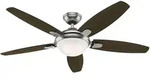 Deckenventilator Contempo Nickel mit Licht & Fernbedienung