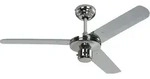 Deckenventilator Industrial 122 cm Chrom mit Zugkette