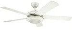 Deckenventilator Comet Wei&szlig; mit Beleuchtung 132 cm