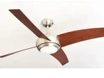 Deckenventilator Borealis Nussbaum mit LED Leuchte