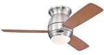 Deckenventilator Halley Nickel 112 cm mit Beleuchtung