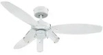 Deckenventilator Jet Plus Wei&szlig; 105 cm mit Licht