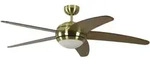Deckenventilator Melton Messing / Ahorn mit Licht
