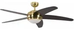Deckenventilator Melton Messing / Wenge mit Licht