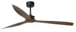 Energiespar Deckenventilator Just Fan XL Schwarz / Walnuss