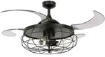 Deckenventilator Fanaway Industri Schwarz mit Licht