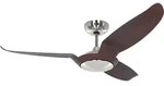 Energiespar Deckenventilator Eco Talos Chrom / Nussbaum