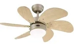 Deckenventilator Turbo Swirl Titan 76 cm mit Licht