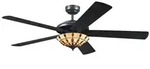 Deckenventilator Comet Tiffany 132 cm mit Licht