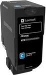 Lexmark 74C0S20, Lexmark Cyan - original - Tonerpatrone LCCP