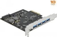 Delock 89026, Delock USB-Adapter - PCIe 3.0 x4 - USB-C 3.2