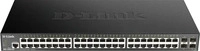 D-Link DGS-1250-52X/E, D-Link DGS 1250-52X - Switch - Smart - 48 x 10/100/1000