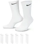 Nike Unisex Everyday Cushioned Training Crew Socks (6 Paar) wei&szlig;