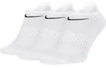 Nike Unisex Everyday Lightweight No-Show Training Socks (3 Pairs) wei&szlig;