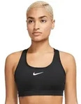 Nike Damen Swoosh Med Sports Bra schwarz