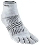 Injinji Unisex Run Lightweight Mini-Crew grau