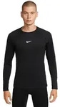 Nike Herren Pro Top Warm Longsleeve Cre schwarz