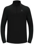 Odlo Herren Essential Ceramiwarm Mid Layer 1/2 zip schwarz