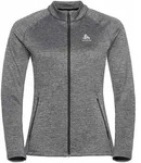 Odlo Damen Fli Mid Layer Full Zip grau