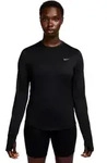 Nike Damen Swift Dri-Fit UV Langarm Crewshirt schwarz
