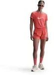 Nike Damen One Swoosh Short orange