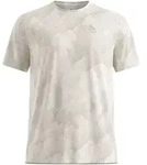 Odlo Herren Zeroweight Chill-Tec Print T-Shirt Crew Neck s/s wei&szlig;