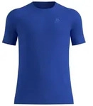 Odlo Herren Merino 160 BL Top Crew Neck s/s blau