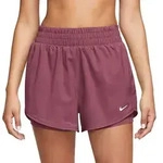 Nike Damen One Dri-Fit HR 3-Inch 2in1 Shorts rot