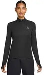 Nike Damen Trail Dri-Fit Half-Zip Midlayer schwarz