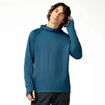 Brooks Herren Momentum Thermal Hoodie blau