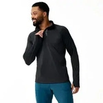 Brooks Herren Momentum Thermal 1/2 Zip schwarz